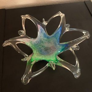 MURANO GLASS ART DISH / BOWL